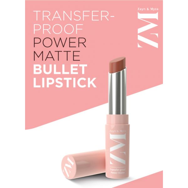 Zayn & Myza Transfer-Proof Power Matte Lipstick - Bare Beauty (3.2 g)
